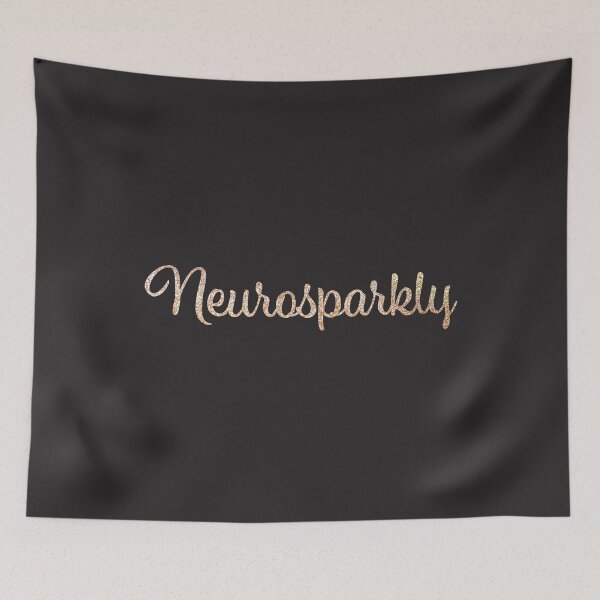 Item preview, Neurosparkly Glitter Script Design designed and sold by cuttothechase09.
