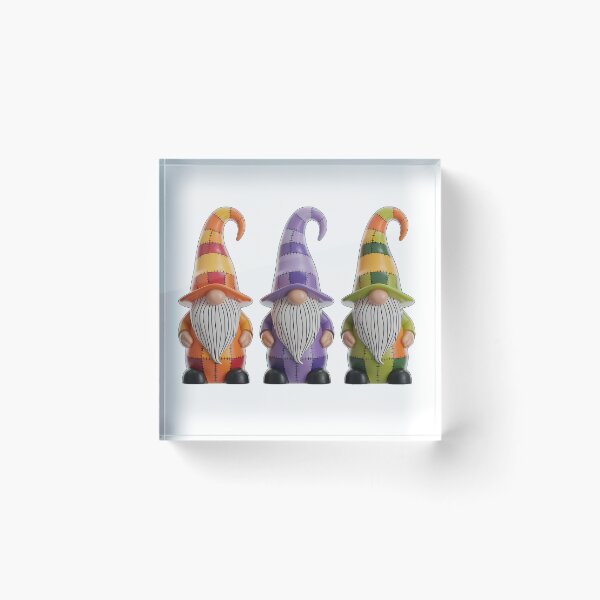 Item preview, Three Fun Halloween Gnomes designed and sold by Sublime Studio graphics.