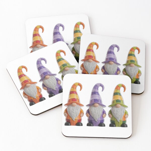 Item preview, Three Fun Halloween Gnomes designed and sold by Sublime Studio graphics.