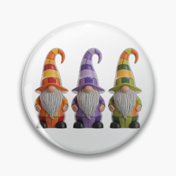 Item preview, Three Fun Halloween Gnomes designed and sold by Sublime Studio graphics.