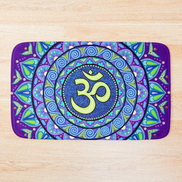 Item preview, Glowing Om Symbol Mandala designed and sold by Soozie Wray.