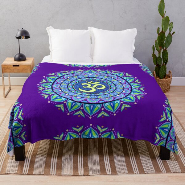 Item preview, Glowing Om Symbol Mandala designed and sold by Soozie Wray.