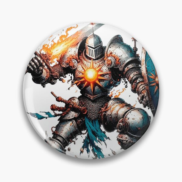 Item preview, Flaming Sun Knight, Medieval Warrior  designed and sold by Bot-Army.