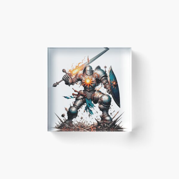Item preview, Flaming Sun Knight, Medieval Warrior  designed and sold by Bot-Army.