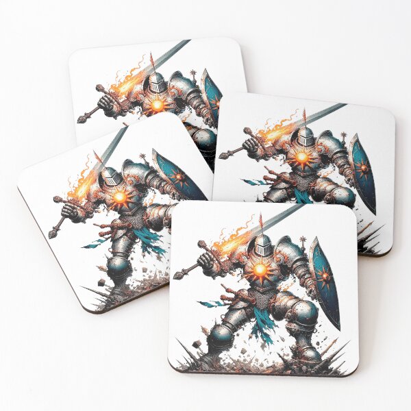Item preview, Flaming Sun Knight, Medieval Warrior  designed and sold by Bot-Army.