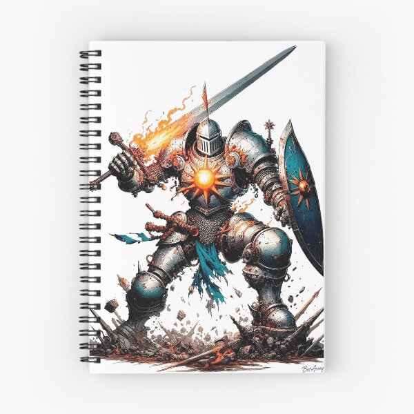 Item preview, Flaming Sun Knight, Medieval Warrior  designed and sold by Bot-Army.