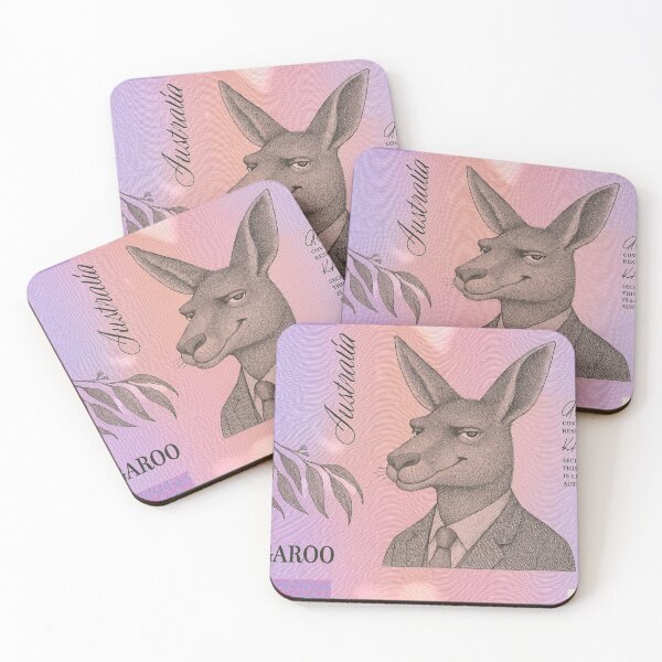 Item preview, Funny Australian Kangaroo Banknote Parody designed and sold by Cypher-Shop.