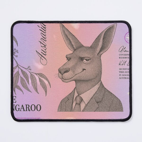 Item preview, Funny Australian Kangaroo Banknote Parody designed and sold by Cypher-Shop.