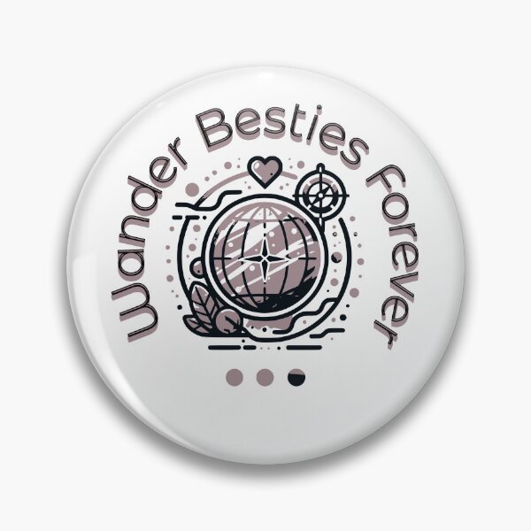 Item preview, Wander Besties Forever — Travel Buddy Matching Shirt designed and sold by PIXelayDesigns.
