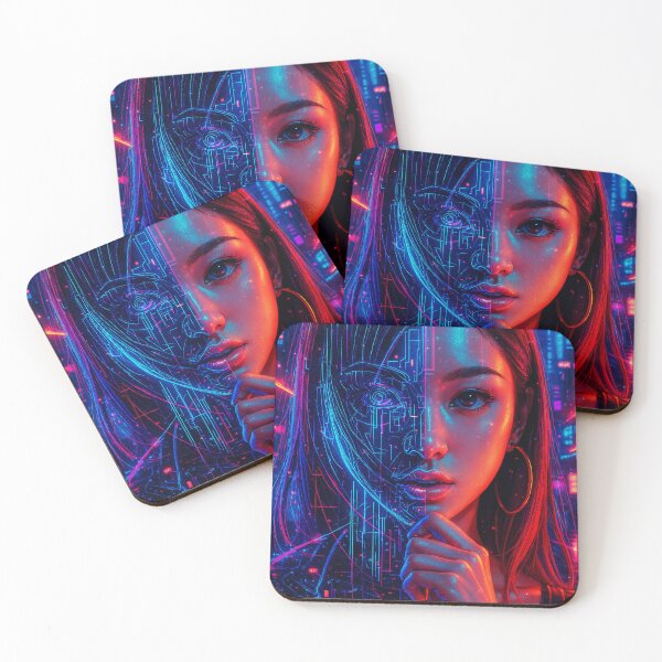 Item preview, Cyberpunk Portrait Fusion designed and sold by kiwiartyfarty.