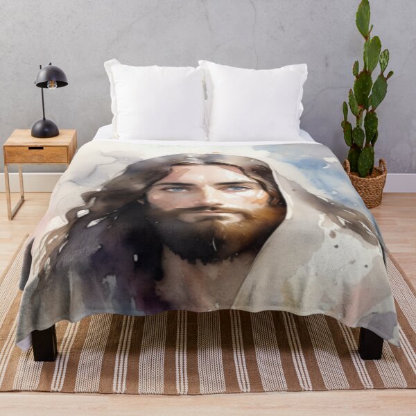 Item preview, Watercolor Jesus 1 designed and sold by Warih.