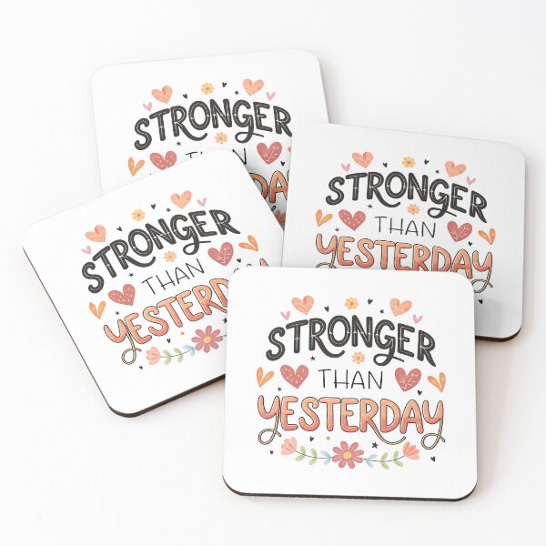 Item preview, Stronger than yesterday designed and sold by nimmitrends.