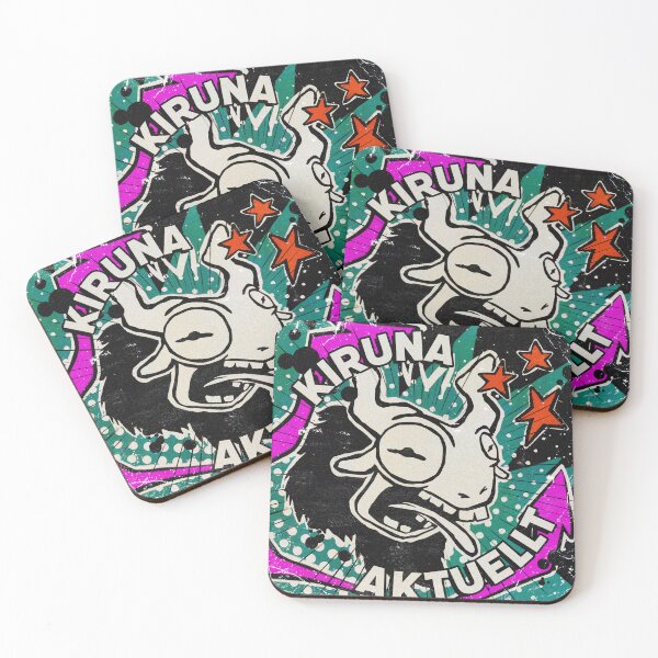 Item preview, Set of Coaster with Kiruna Aktuellt Logo. designed and sold by Kiruna aktuellt.