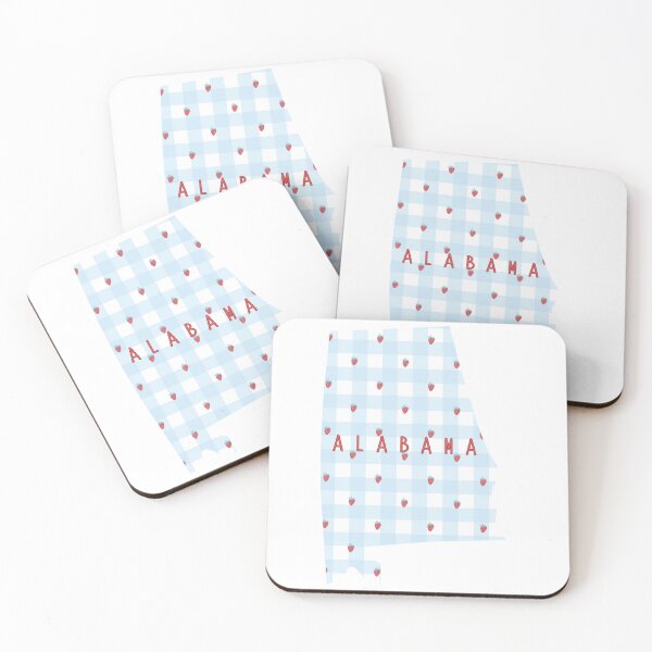 Item preview, Alabama Strawberry Gingham designed and sold by lea-lani.