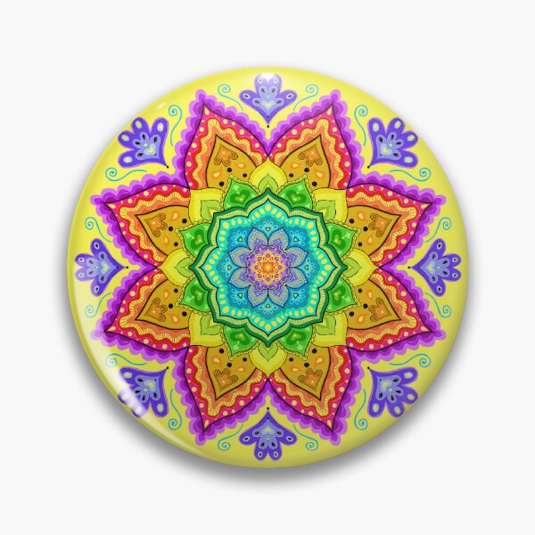 Item preview, Rainbow Mandala designed and sold by Soozie Wray.