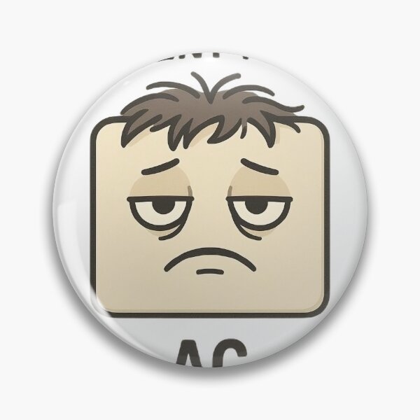 Item preview, Current Mood: AC – Tired Electrical Outlet Cartoon designed and sold by OhmMadeDesigns.
