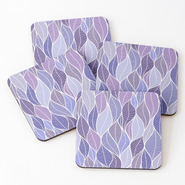 Item preview, purple leaves pattern classic tshirt design designed and sold by anandsiva2703.