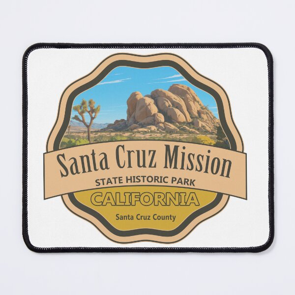 Item preview, Santa Cruz Mission State Historic Park, Santa Cruz County, California designed and sold by Wanderful-roads.