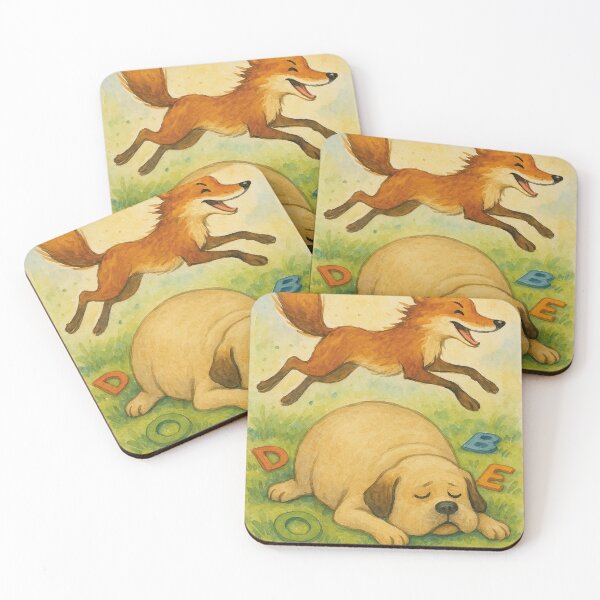 Item preview, the quick brown fox jumps over the lazy dog, pangram  designed and sold by Mauswohn.