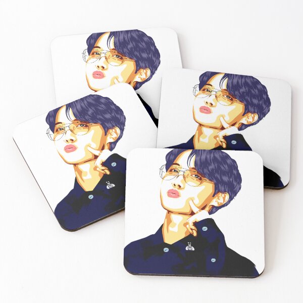 Item preview, J-Hope of BTS [Original Artwork] - Posters & cards designed and sold by Chimmyxkookies.