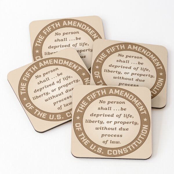 Item preview, The Fifth Amendment - U.S. Constitution designed and sold by travelwitheric.