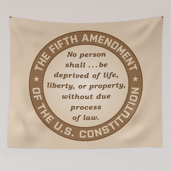 Item preview, The Fifth Amendment - U.S. Constitution designed and sold by travelwitheric.
