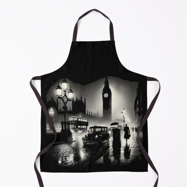 Item preview, Misty London Nights: Vintage Noir Scene designed and sold by TeeTown Treasure.