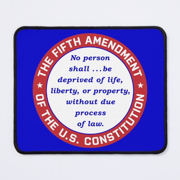 Item preview, The Fifth Amendment - U.S. Constitution designed and sold by travelwitheric.