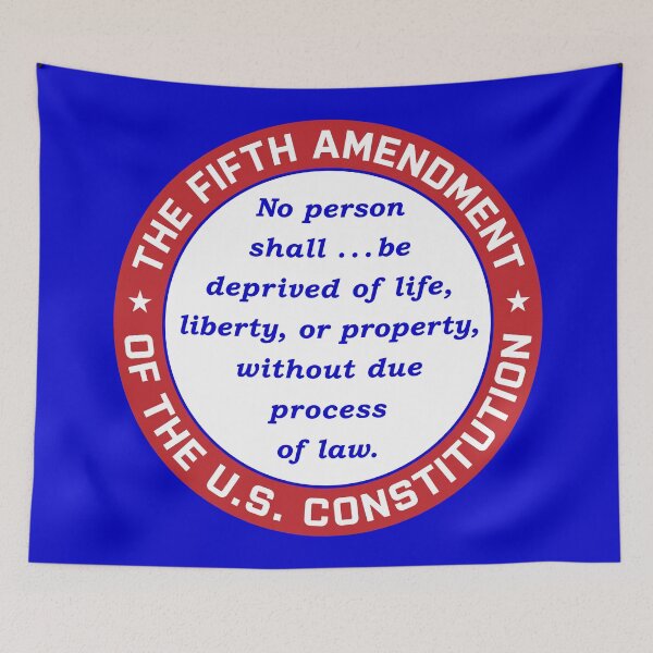 Item preview, The Fifth Amendment - U.S. Constitution designed and sold by travelwitheric.