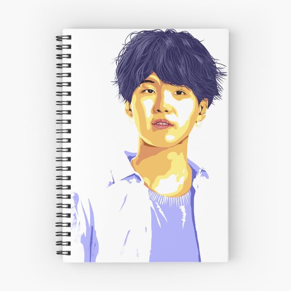 Item preview, Suga of BTS [Original Artwork] - Posters & cards designed and sold by Chimmyxkookies.