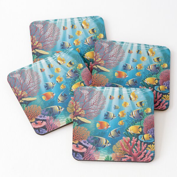 Item preview, a mesmerizing coral reef scene from the Caribbean Sea.  designed and sold by Lilashakti ⭐️ ⭐️ ⭐️ ⭐️ ⭐️.