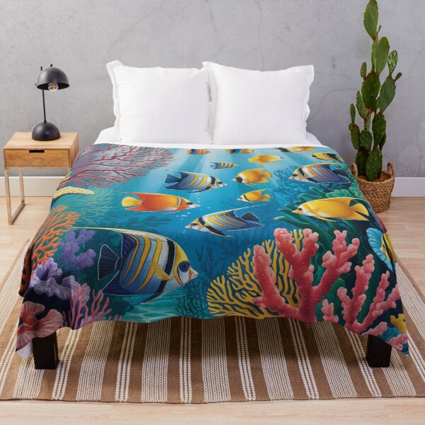 Item preview, a mesmerizing coral reef scene from the Caribbean Sea.  designed and sold by Lilashakti ⭐️ ⭐️ ⭐️ ⭐️ ⭐️.