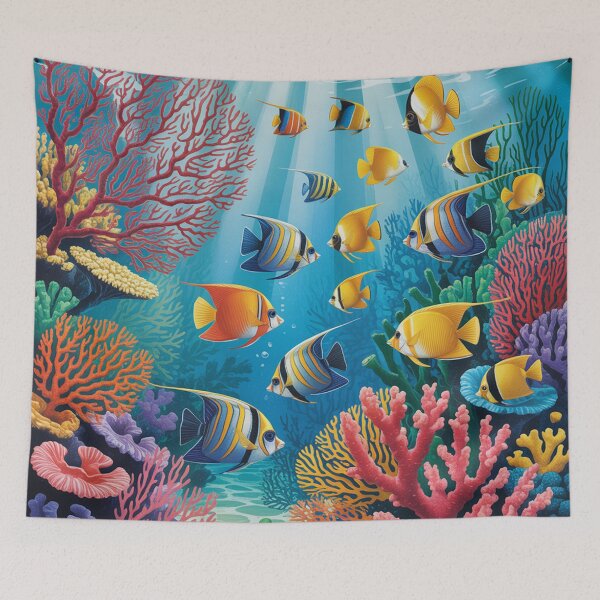 Item preview, a mesmerizing coral reef scene from the Caribbean Sea.  designed and sold by Lilashakti ⭐️ ⭐️ ⭐️ ⭐️ ⭐️.