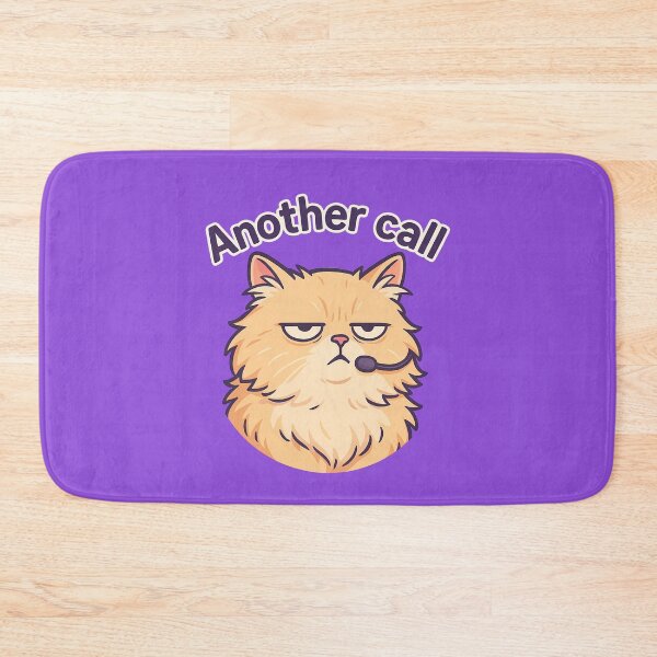Item preview, Grumpy Cat Call Center Sticker designed and sold by Yuliya Brush.