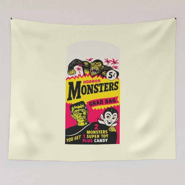 Item preview, Horror Monsters Grab Bag designed and sold by MidnightMovieRB.