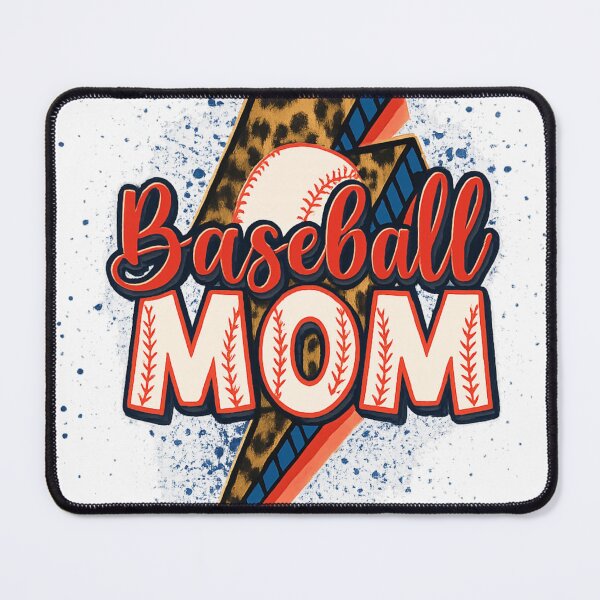 Item preview, Baseball Mom Bold Leopard Lightning with Stitch Text designed and sold by haitrieuic96.