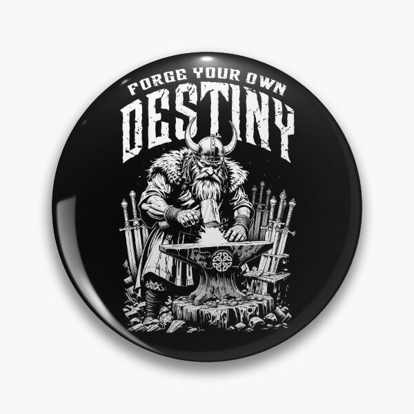 Item preview, Viking Blacksmith Warrior Sword Forge Your Own Destiny designed and sold by GrandeDuc.