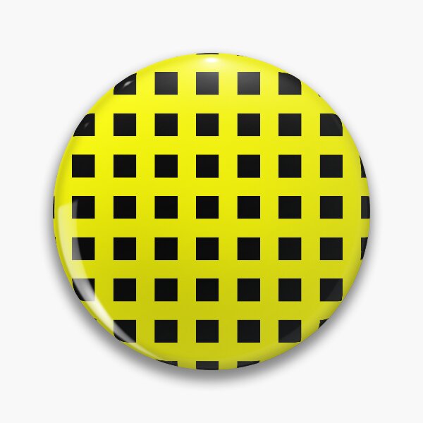 Item preview, Thick Yellow & Black Squares & Crosses designed and sold by Goods4SaleNow.