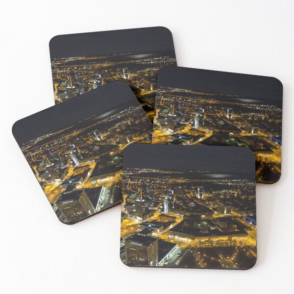 Item preview, City Lights Illuminating the Nightscape designed and sold by mindmadecrafts.