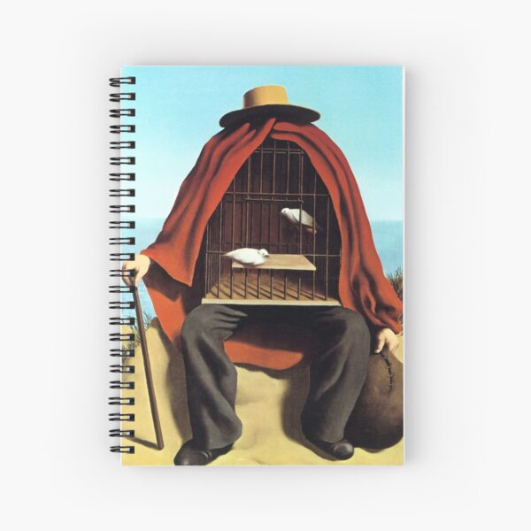 The therapeutist Rene, Magritte Spiral Notebook