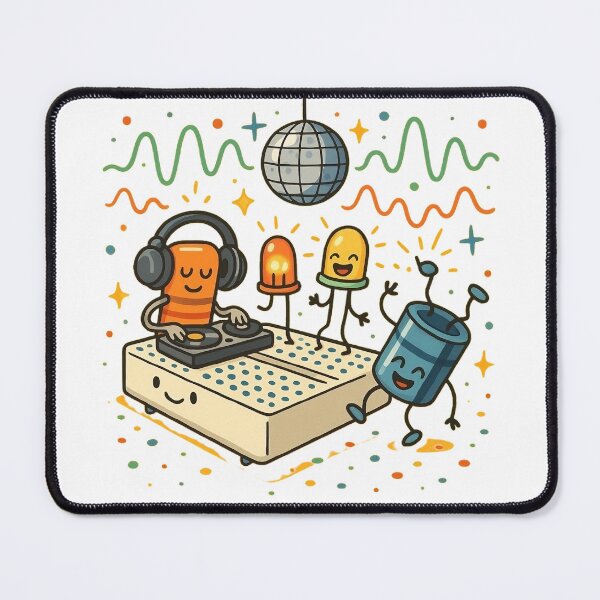 Item preview, Breadboard Boogie: A Circuit Party Extravaganza designed and sold by OhmMadeDesigns.