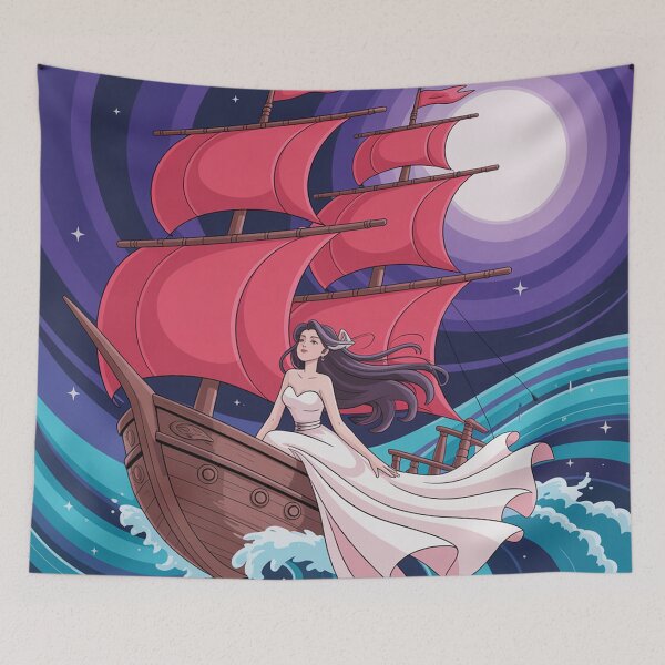 Item preview, Asol and her crimson sails in a mesmerizing, hypnotic style. designed and sold by Lilashakti ⭐️ ⭐️ ⭐️ ⭐️ ⭐️.