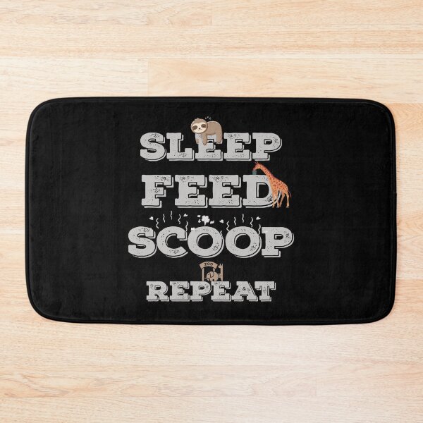 Item preview, Sleep Feed Scoop Repeat Zookeeper Life designed and sold by my-green-gecko.