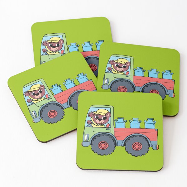 Item preview, milkman bear drives tubs of milk in a truck designed and sold by duxpavlic.