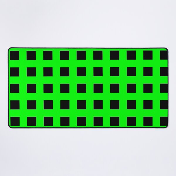Item preview, Thick Green & Black Squares & Crosses designed and sold by Goods4SaleNow.