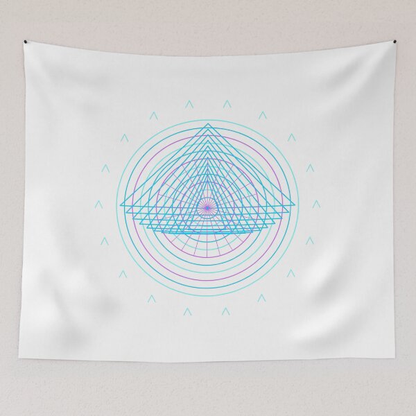 Item preview, Technical Futuristic Sri Yantra Fractal Seal designed and sold by nixonmercurio.