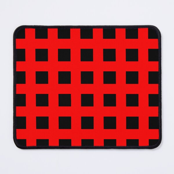 Item preview, Thick Red & Black Squares & Crosses designed and sold by Goods4SaleNow.