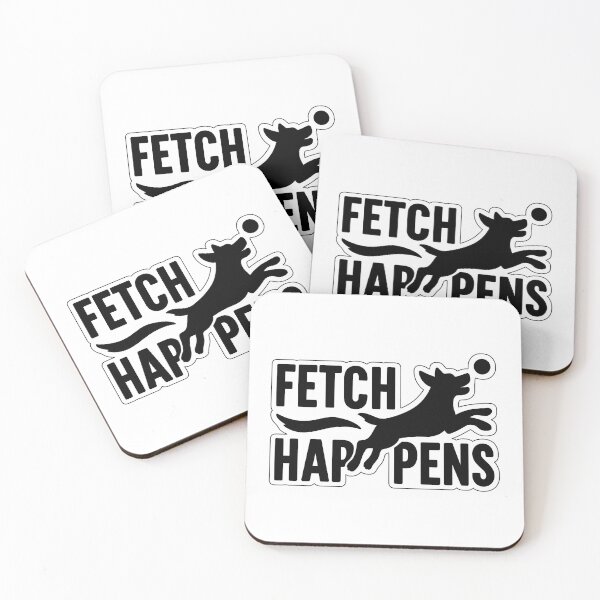 Item preview, Fetch Happens – Funny Dog Sticker designed and sold by ֍ NishlaArts ֍.