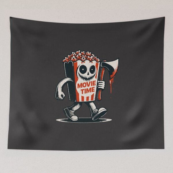 Item preview, Movie Time Horror Popcorn designed and sold by AwesomeBeyondLimits.