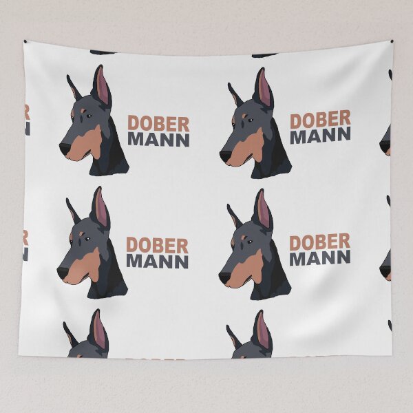 Item preview, Doberman, dog, cartoon, gift idea designed and sold by nijess.
